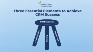Three Essential Elements to Achieve CRM Success: Communication, Training, Data Quality