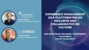 Experience Management as a Platform for an Inclusive and Collaborative BD Culture