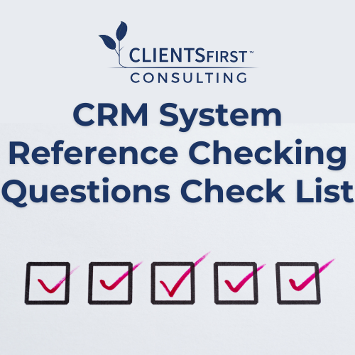 CRM System Reference Checking Questions