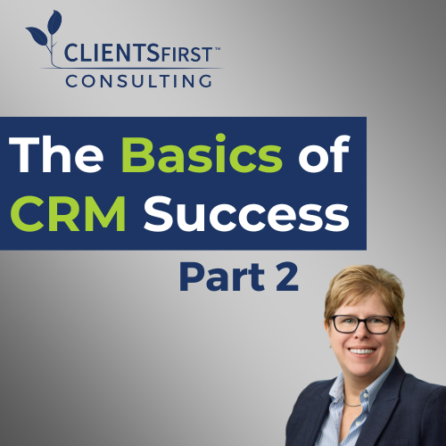 The Basics of CRM Success Part 2