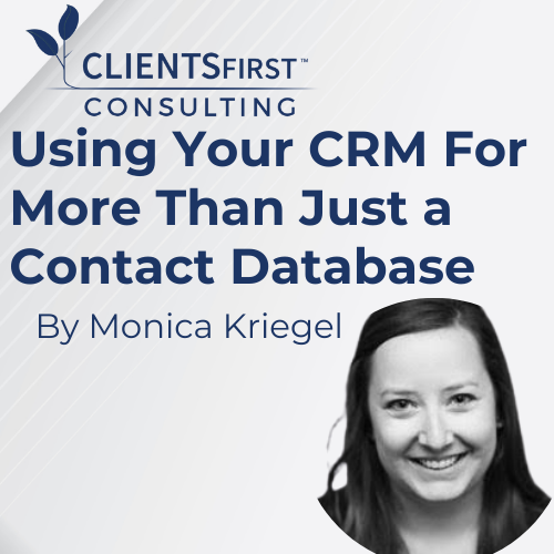 Using Your CRM For More than Just a Contact Database
